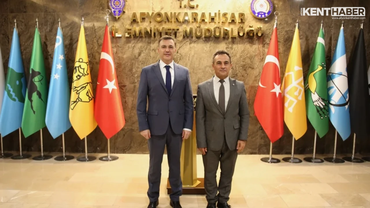 Afyonkarahisar İl Emniyet Müdürlüğü’ne Kurumsal Ziyaretler Gerçekleşti