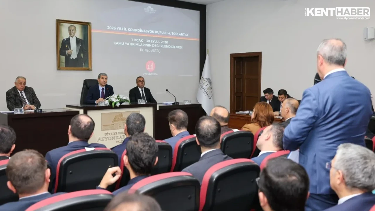 Afyonkarahisar'da 2026 Yılı 4. İl Koordinasyon Kurulu Toplantısı Gerçekleştirildi - Detay Görsel 2
