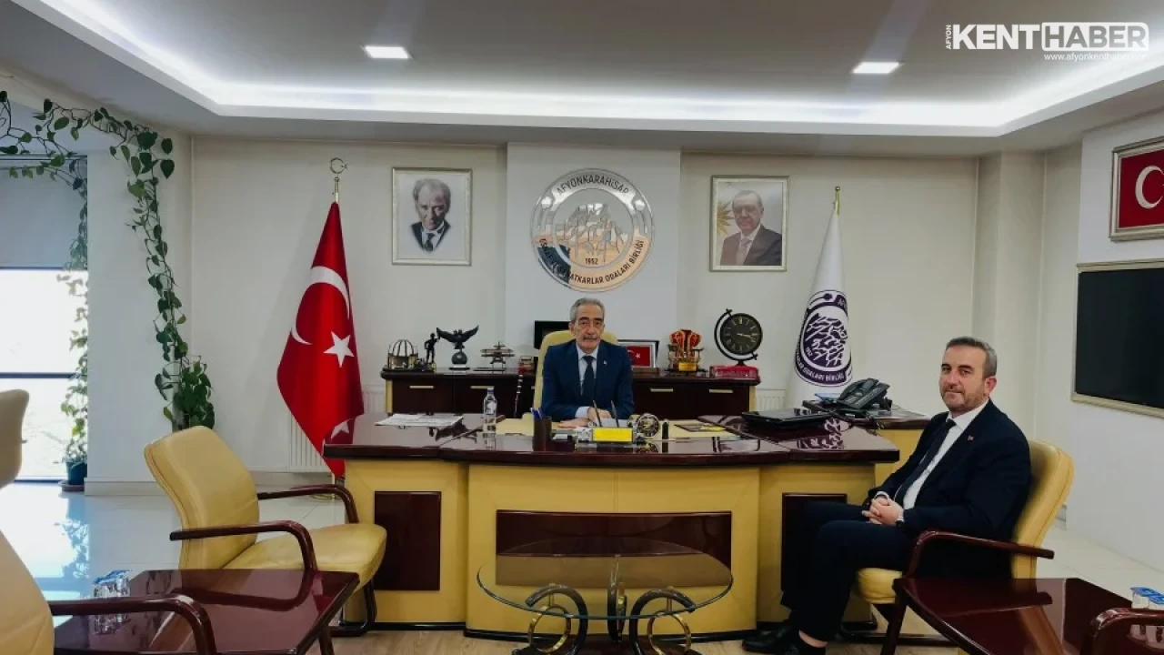 Afyonkarahisar Esnaf ve Sanatkarlar Odaları Birliği’nde Anlamlı Ziyaret Gerçekleşti