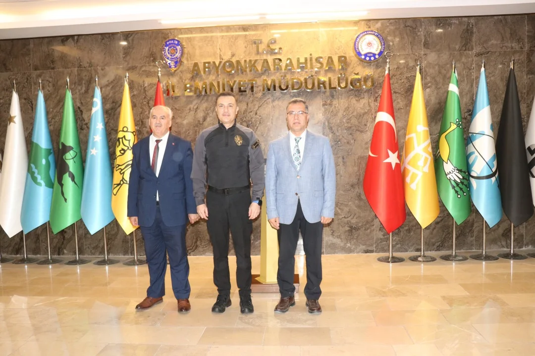 İl Milli Eğitim Müdürü İsmail Altınkaynak’tan Emniyet Müdürü Demirtola’ya Ziyaret