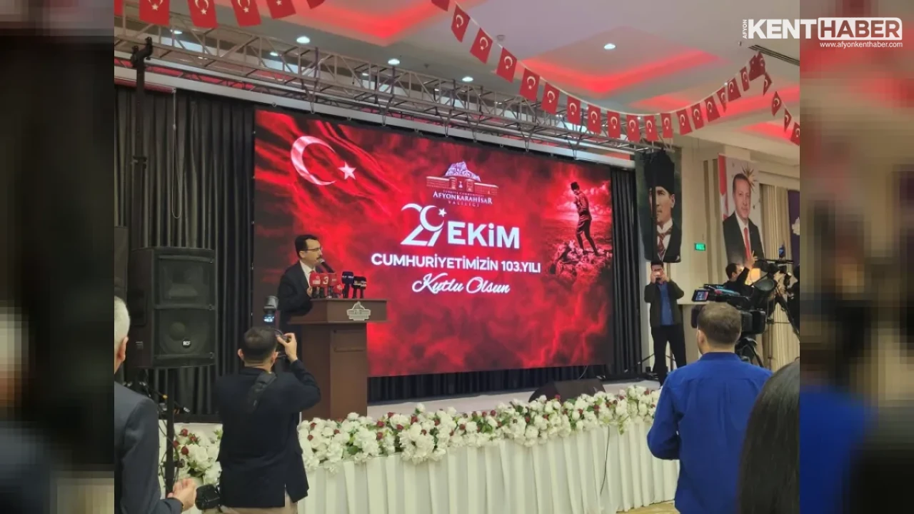 Afyonkarahisar’da 29 Ekim Cumhuriyet Bayramı Resepsiyonu Düzenlendi