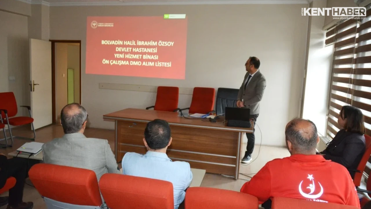 Bolvadin Devlet Hastanesi Yeni Hizmet Binası İçin Kritik Toplantı Gerçekleştirildi - Detay Görsel 2