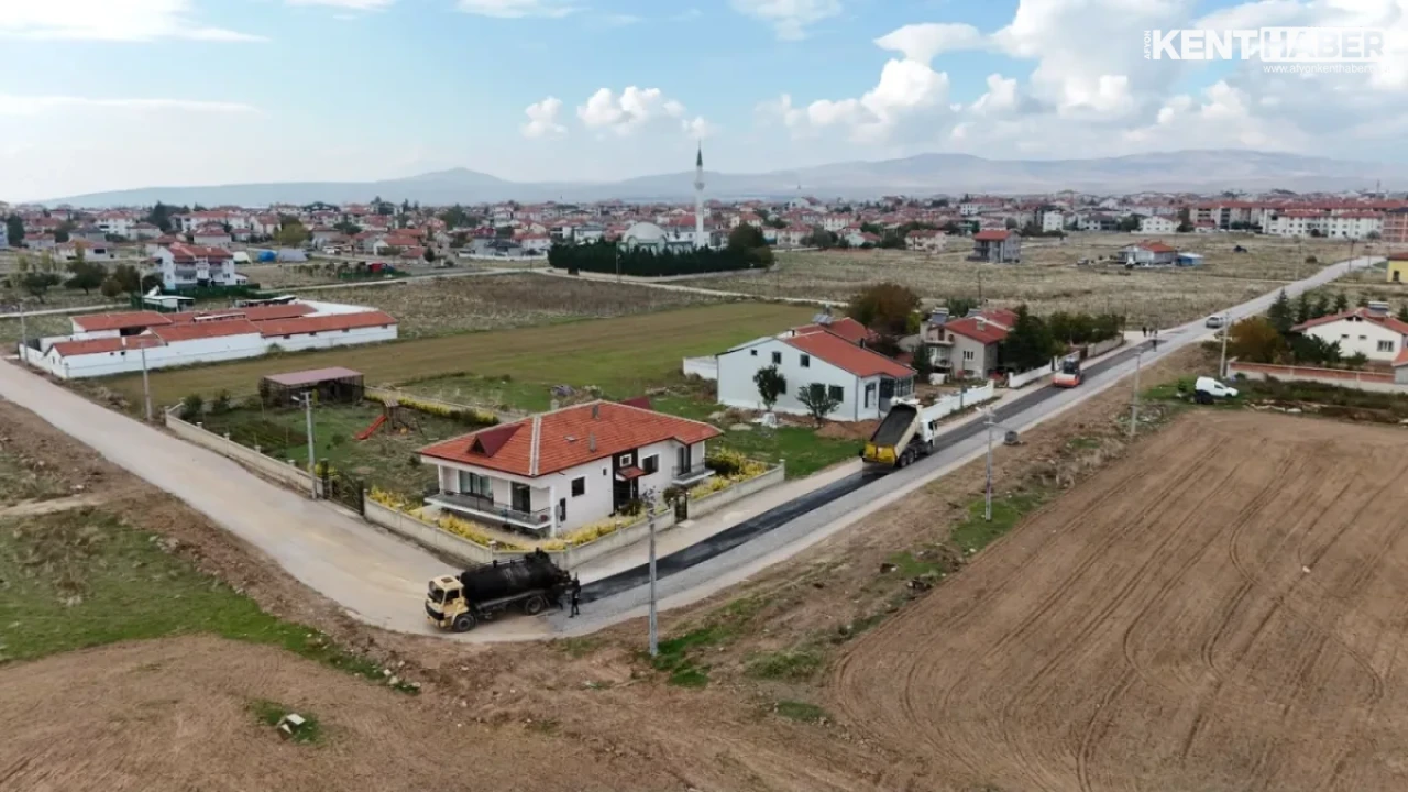 Bolvadin Belediyesi Konak Mahallesi’nde 600 Bin TL’lik Asfalt Çalışması Tamamladı