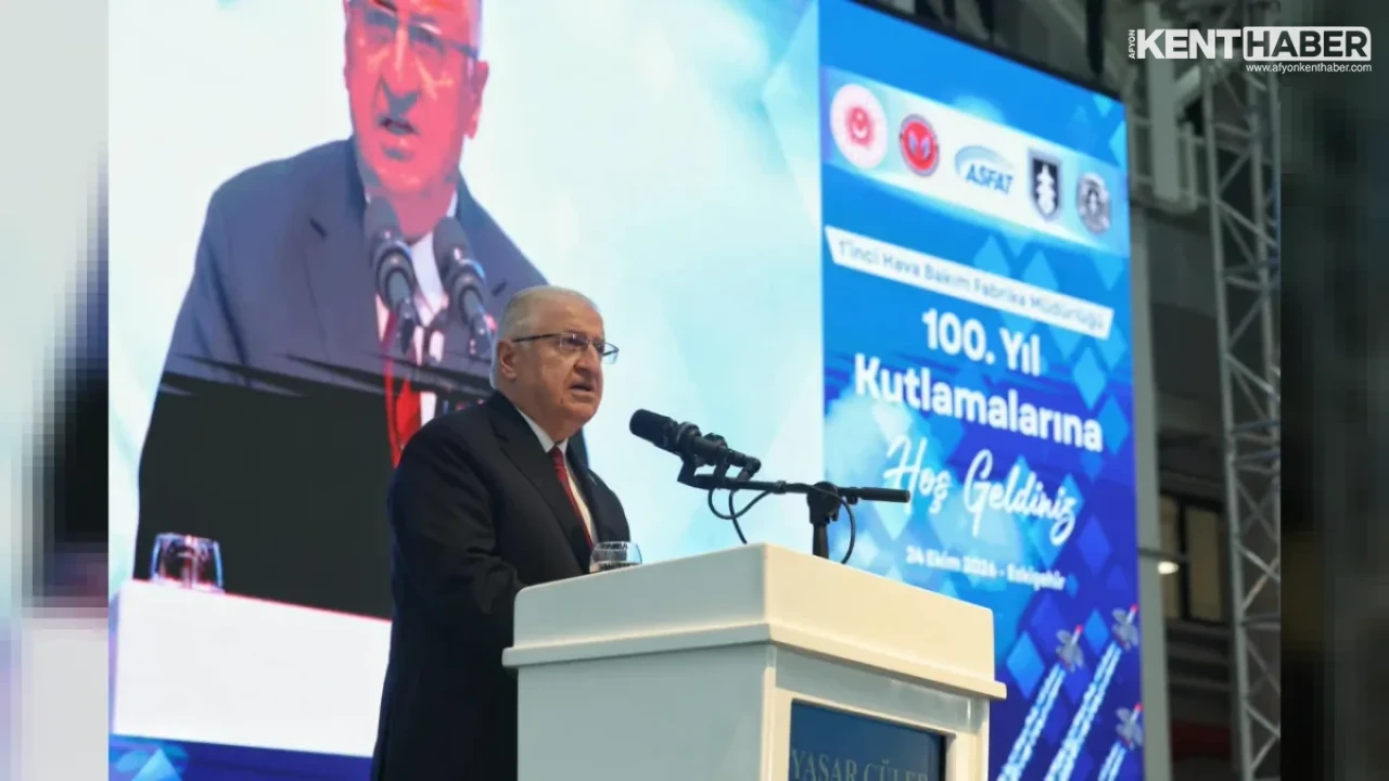 Bakan Yaşar Güler Eskişehir’de 1 inci Hava Bakım Fabrikasının Asırlık Gururuna Ortak Oldu