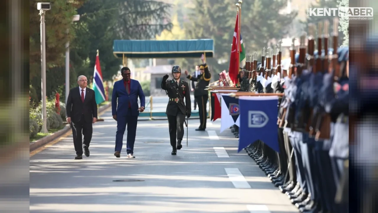 Millî Savunma Bakanı Yaşar Güler, Gambiyalı Mevkidaşı Baboucarr Ousmaila Joof’u Ankara’da Ağırladı