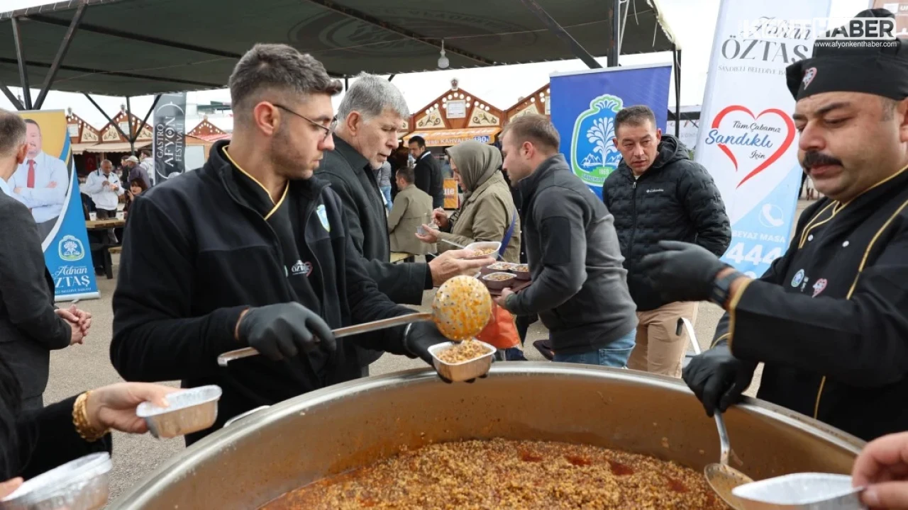 Sandıklı Belediyesi Uluslararası Gastro Afyon Festivali’nde Alacaş Yemeği Tanıttı - Detay Görsel 2