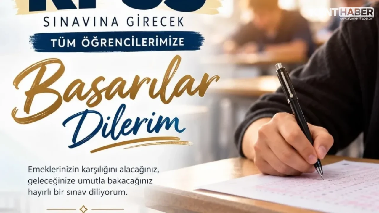 Sandıklı Belediye Başkanı Adnan Öztaş’tan Önlisans KPSS Adaylarına Destek Mesajı