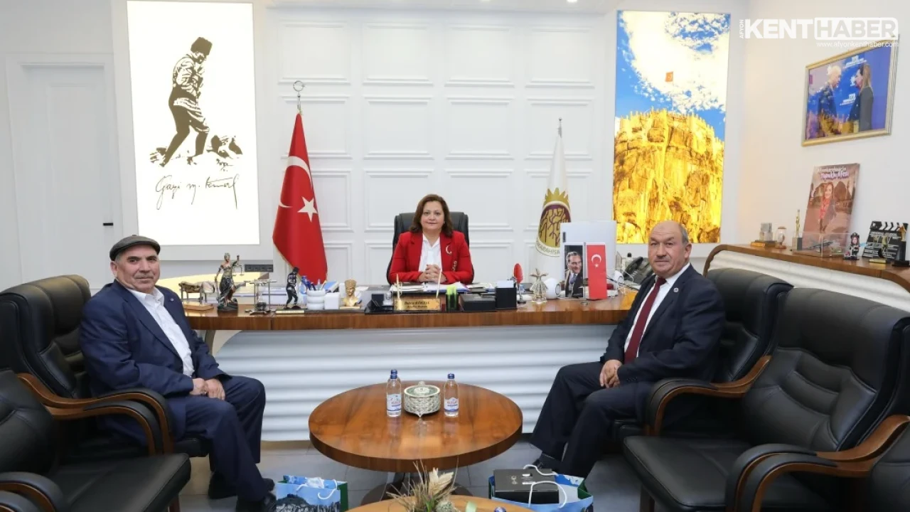 Afyonkarahisar Belediye Başkanı Burcu Köksal, Başkan Tokdemir ve Başkan Atılgan’ı Ağırladı
