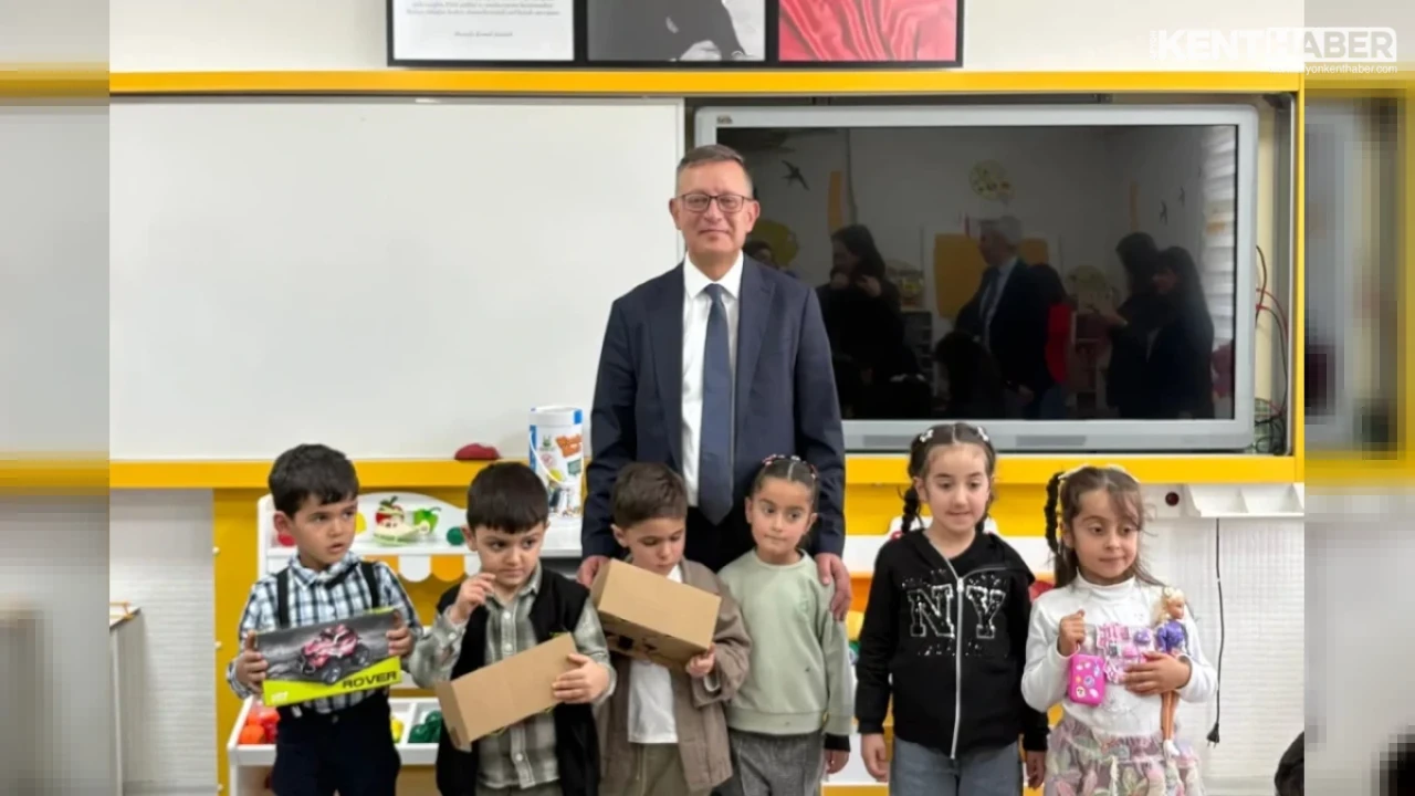 TSKB 75. Yıl Ana Sınıfı Projesi Van’daki Miniklerle Buluştu