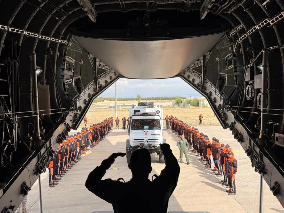 TSK İnsani Yardım Tugayı'ndan Mürted'de Kritik A400M Uçak Yükleme Eğitimi - Detay Görsel 1
