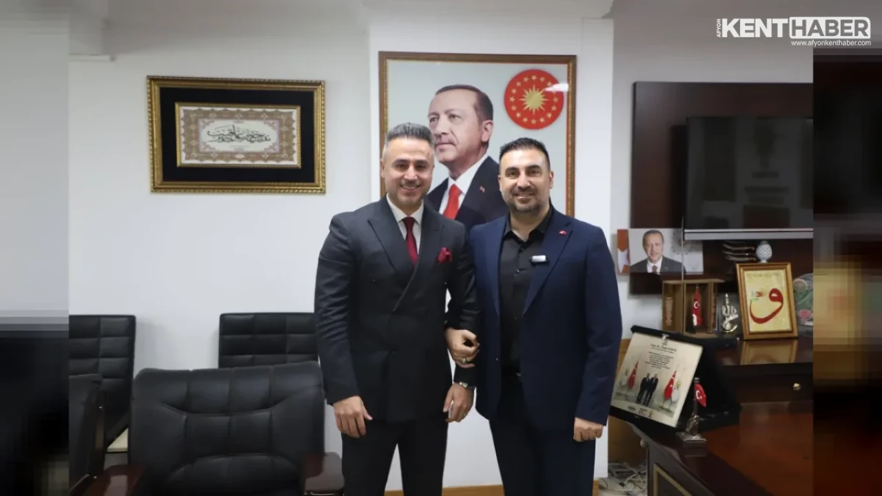 Türkiye Finans Şube Müdürü Şahin ve Çimen’den İl Başkanı Kavak’a Ziyaret
