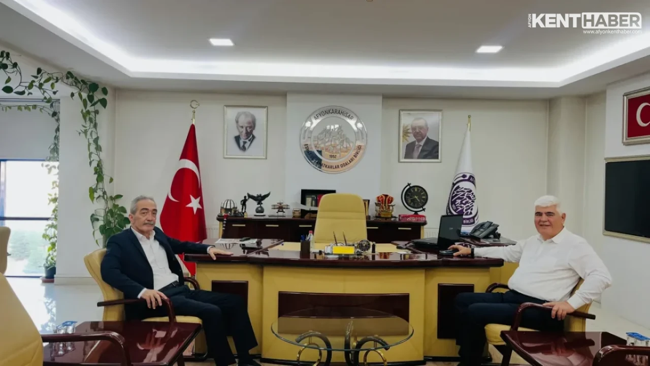 Federasyon Başkanı Ali Safa Şen’den Afyonkarahisar Esnaf Odaları Birliği’ne Ziyaret