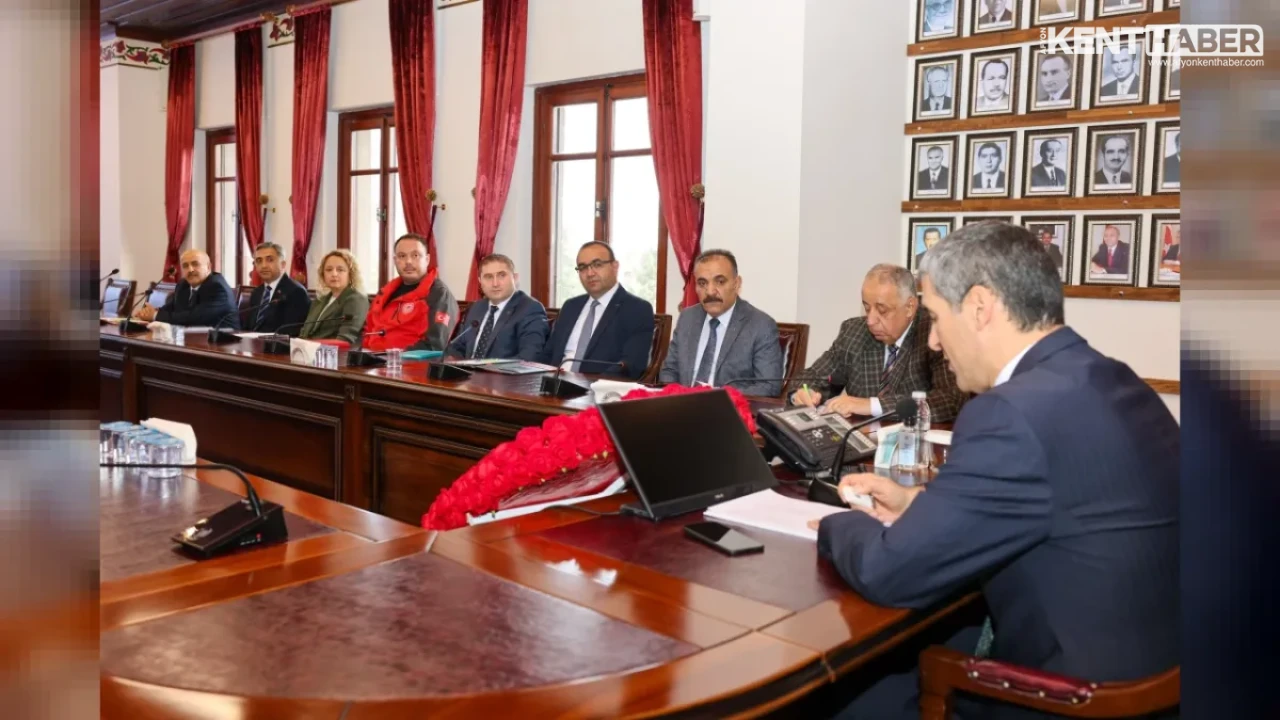 Afyonkarahisar Valisi Dr. Naci Aktaş Başkanlığında Kapsamlı Değerlendirme Toplantısı gerçekleştirilecek